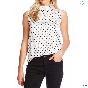 NWT CeCe By Cynthia Steffe Mock-neck Top